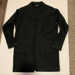 Express Black Car Coat
